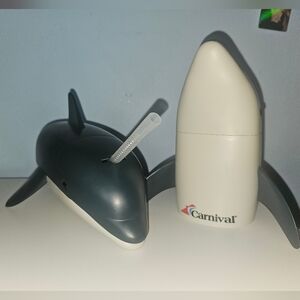 Carnival Dolphin Sippers/Wall Mounted Banks